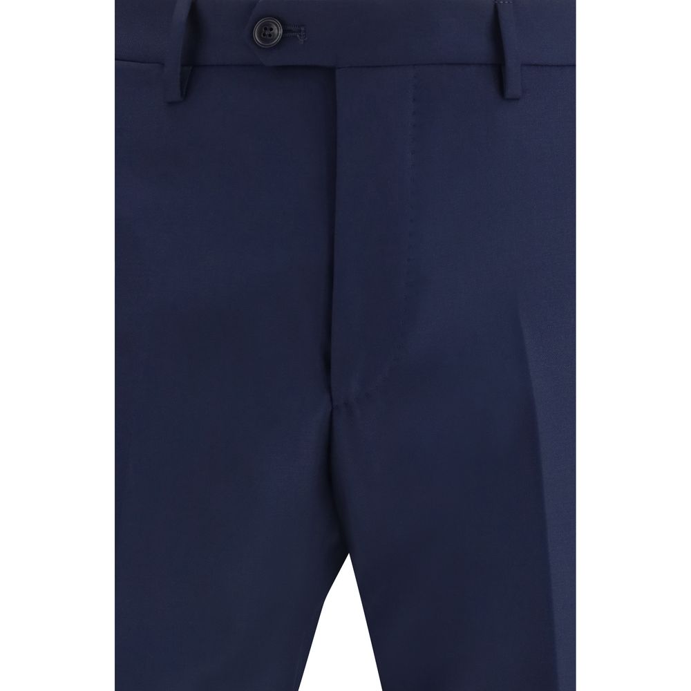 Abito due pezzi in lana blu