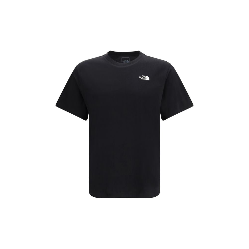 Schwarzes Baumwoll-T-Shirt
