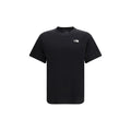 Schwarzes Baumwoll-T-Shirt