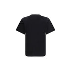 Schwarzes Baumwoll-T-Shirt