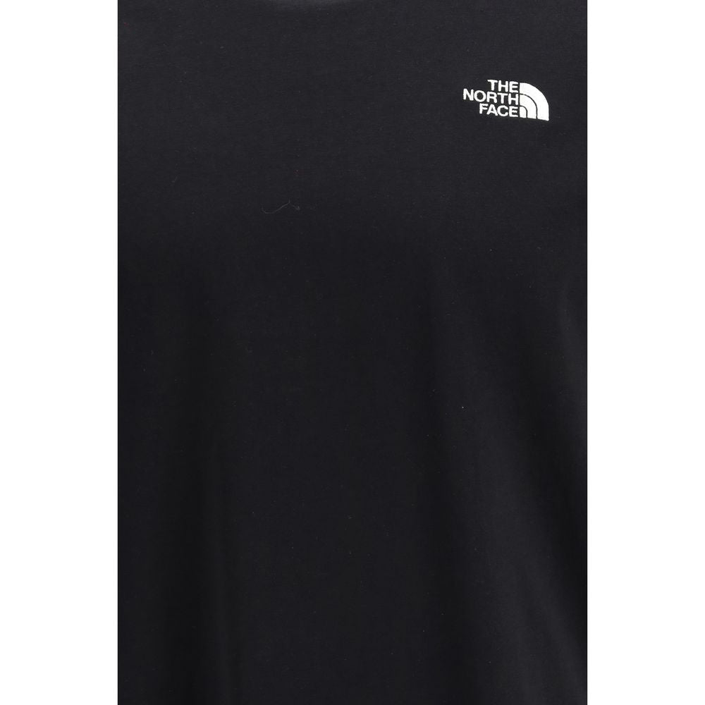 Schwarzes Baumwoll-T-Shirt