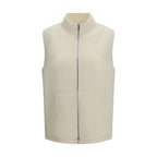 Beige Wollweste Oves Aries