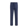 Blaue Tencel-Stoffhose