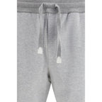 Gray Cotton Joggers (Workout Pants)