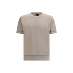 Beiges Baumwoll-T-Shirt