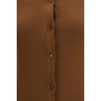 Brauner Wollcardigan