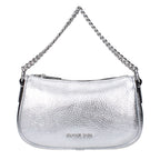 Handtasche aus grauem Leder