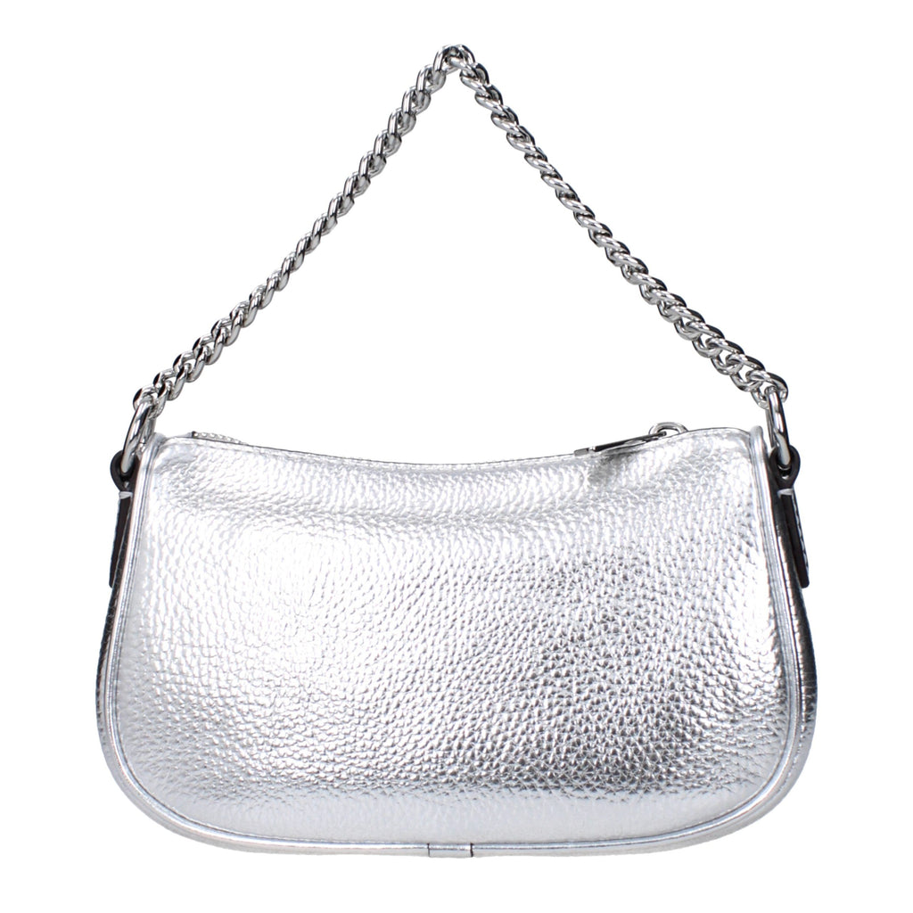 Handtasche aus grauem Leder
