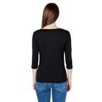 Black Cotton Long Sleeve T-Shirt