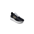 Black Leather Low Top Sneakers