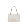 Beige Polyethylen-Handtasche