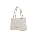 Beige Polyethylen-Handtasche