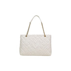 Beige Polyethylen-Handtasche