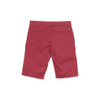 Bordeaux Cotton Bermuda Shorts