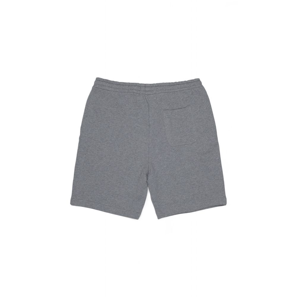 Bermuda shorts in grey cotton