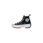 Scarpe da ginnastica grosse in tessuto bianco e nero