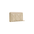 Cream Artificial Leather Wallet