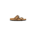 Sandalen aus braunem Wildleder