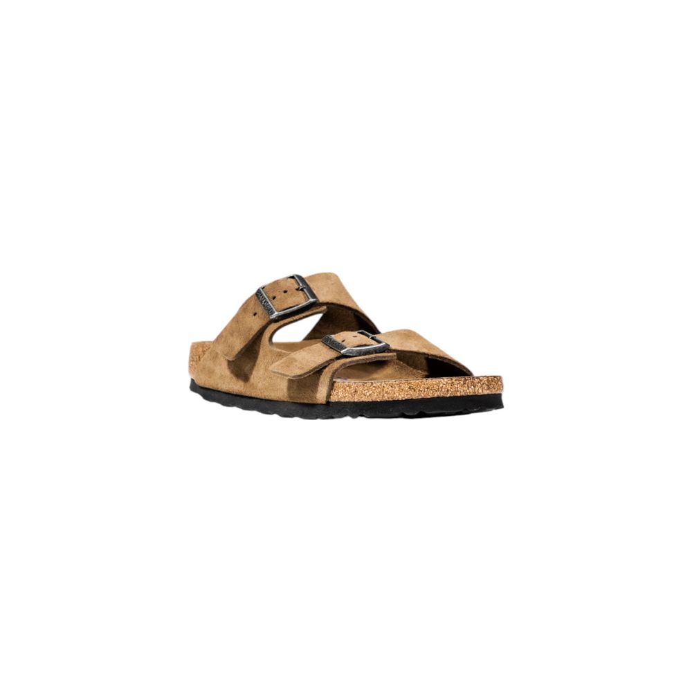 Sandalen aus braunem Wildleder