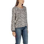 Bicolor-Bluse aus Viskose