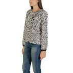 Bicolor-Bluse aus Viskose