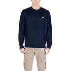 Blaues Baumwoll-Sweatshirt