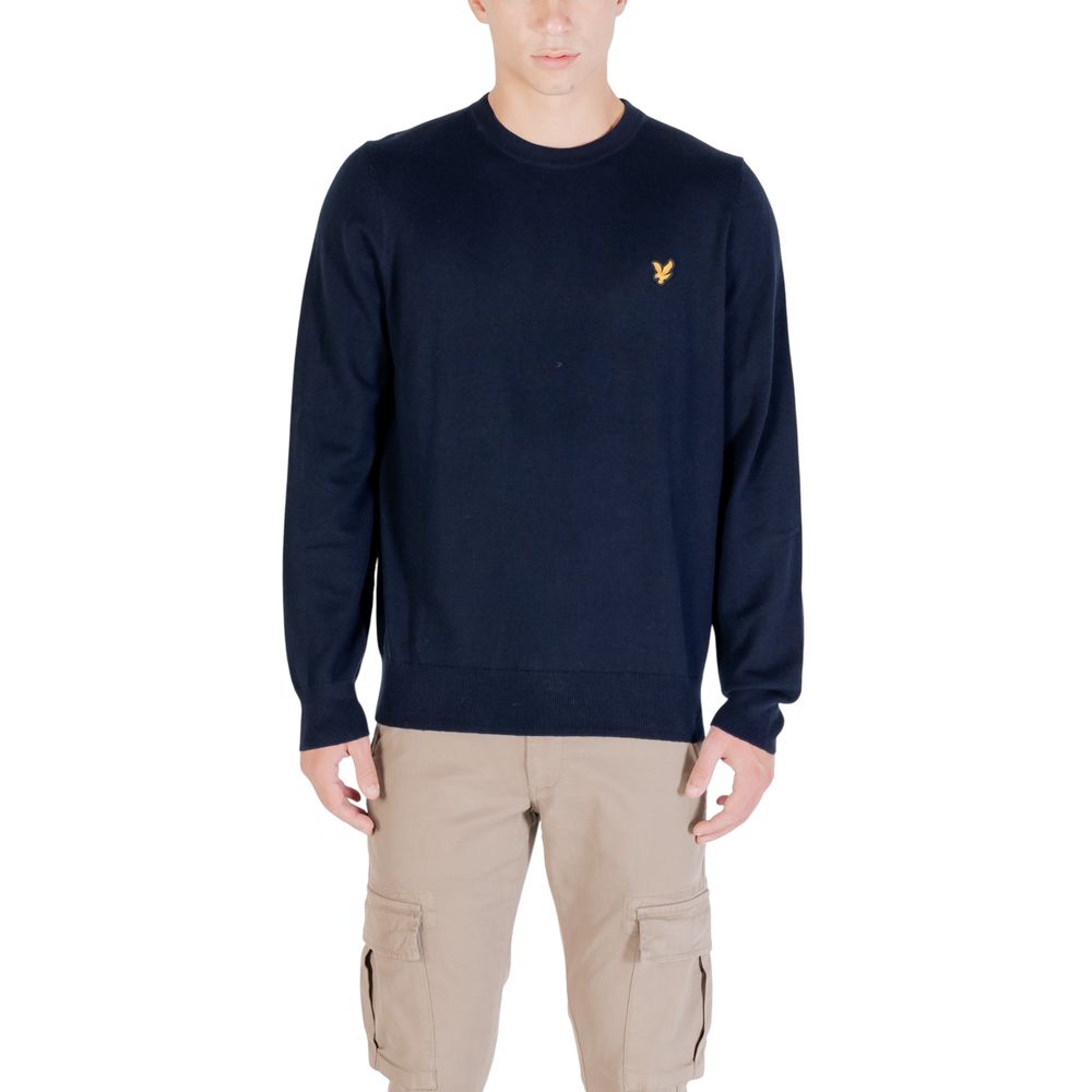 Blaues Baumwoll-Sweatshirt