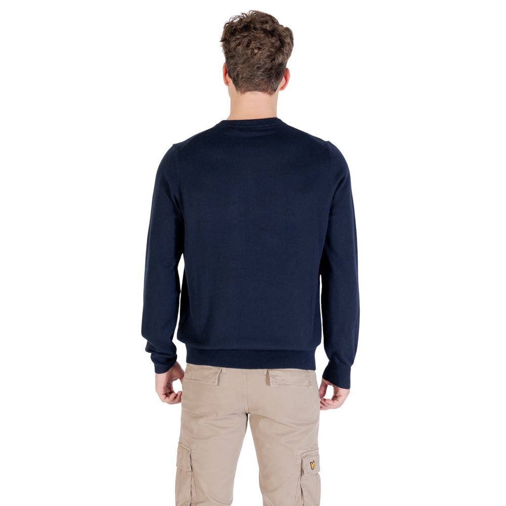 Blaues Baumwoll-Sweatshirt