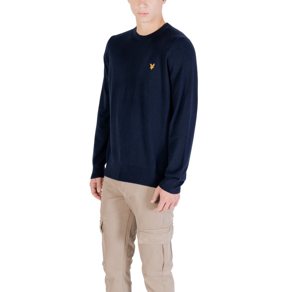 Blaues Baumwoll-Sweatshirt