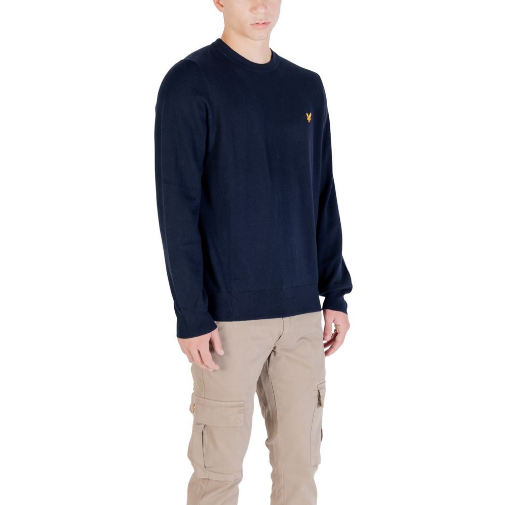 Blaues Baumwoll-Sweatshirt