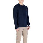 Blaues Baumwoll-Sweatshirt