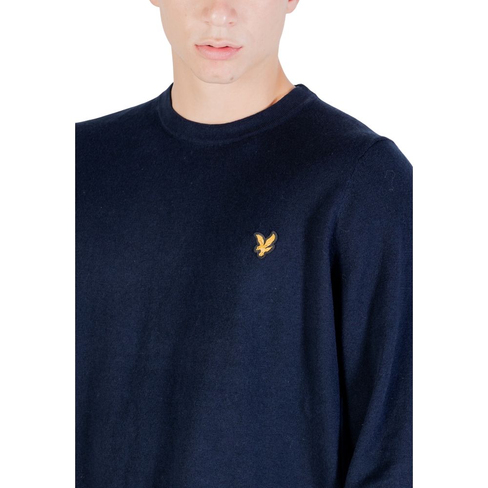 Blaues Baumwoll-Sweatshirt