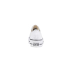 White Leather Platform Sneakers