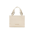 Beige Polyethylene Handbag