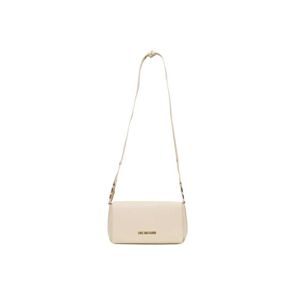 Beige Polyethylen-Handtasche