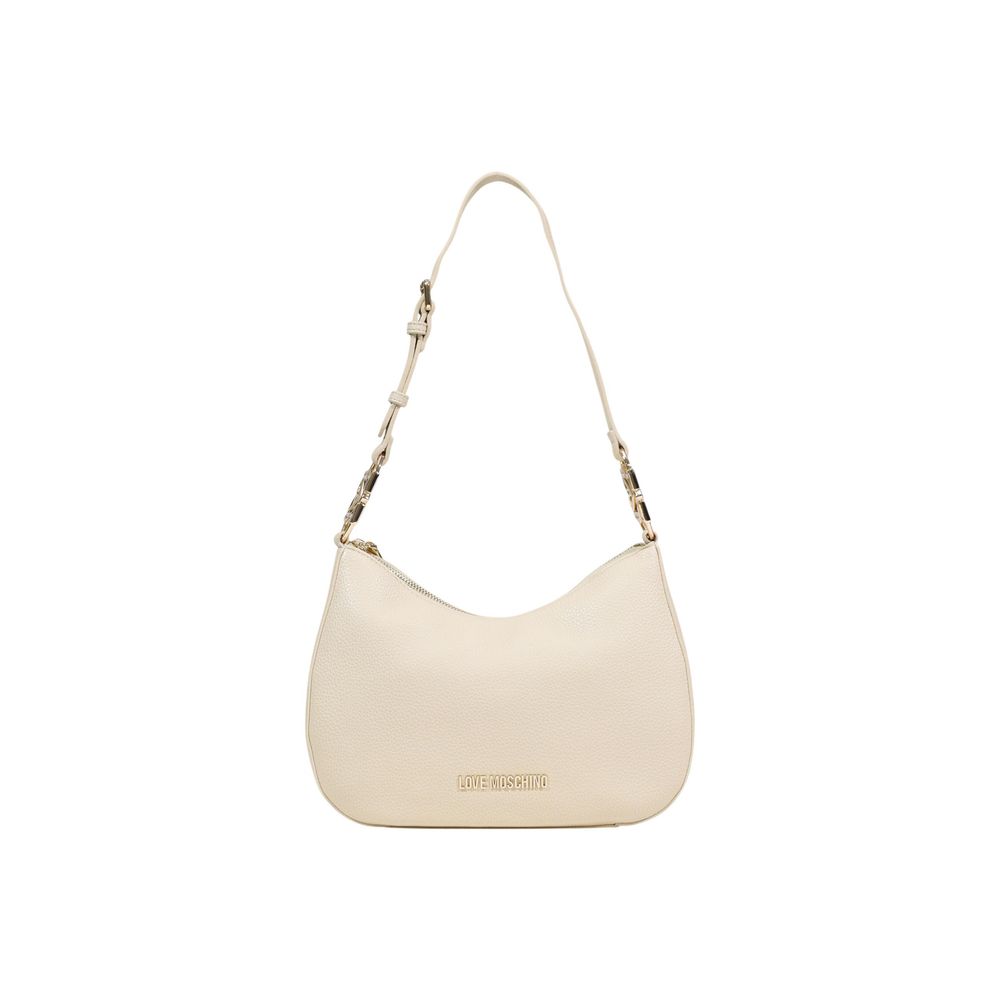 Beige Polyethylen-Handtasche