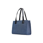 Handtasche aus blauer Baumwolle