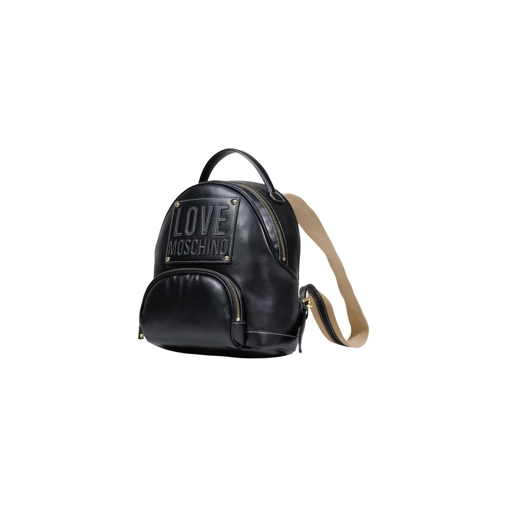Rucksack aus schwarzem Polyethylen