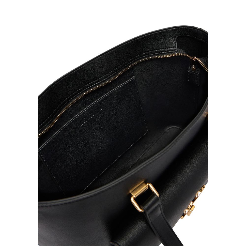 Schwarze Polyethylen-Handtasche