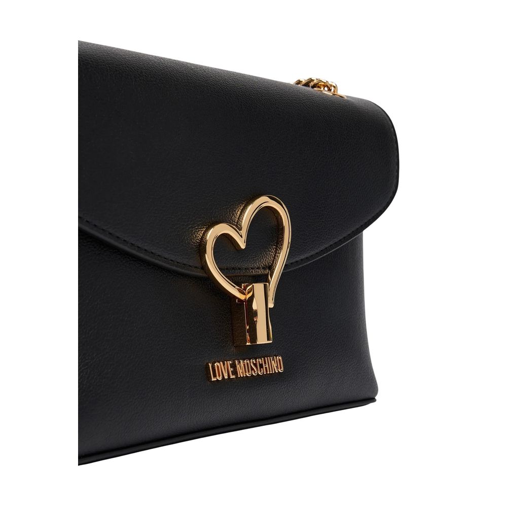 Schwarze Polyethylen-Handtasche