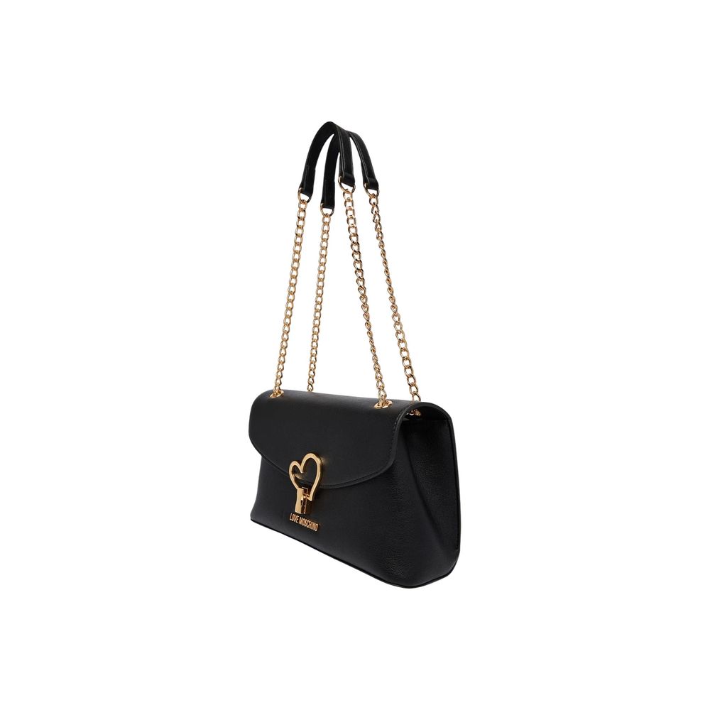 Schwarze Polyethylen-Handtasche