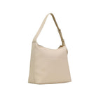 Beige Polyethylene Handbag