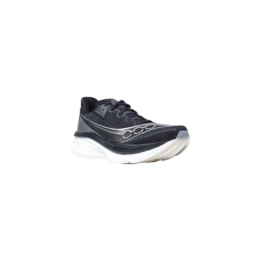 Schwarz-weiße sportliche Textilsneaker