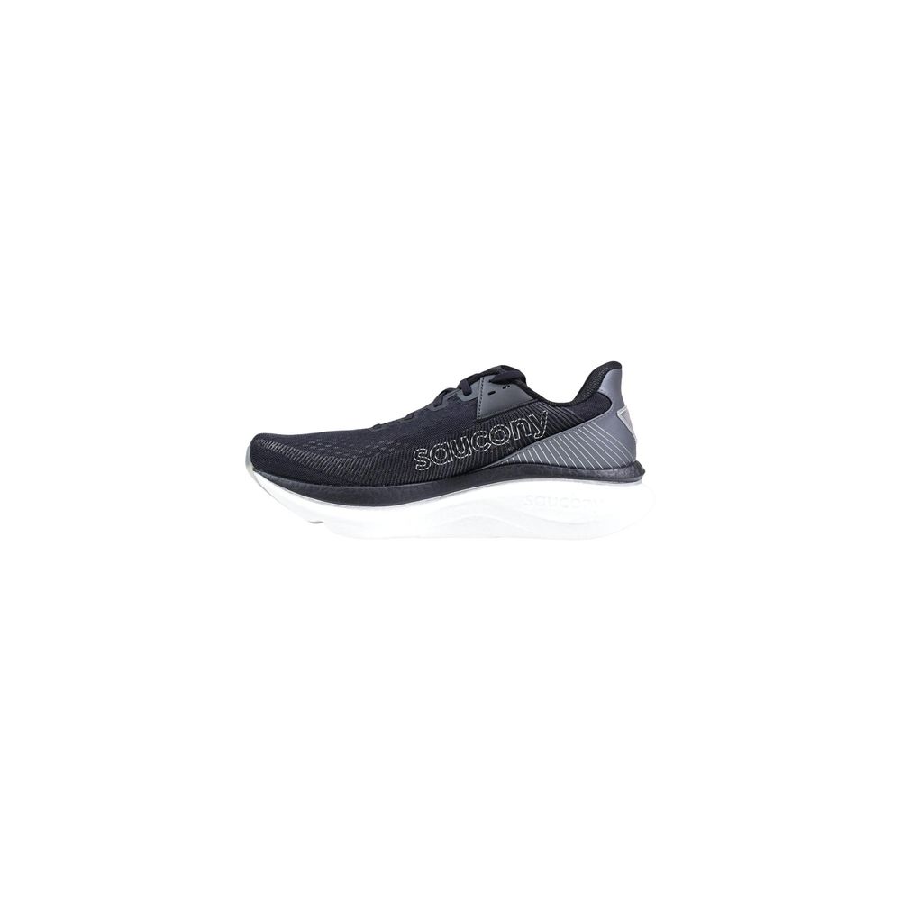 Schwarz-weiße sportliche Textilsneaker