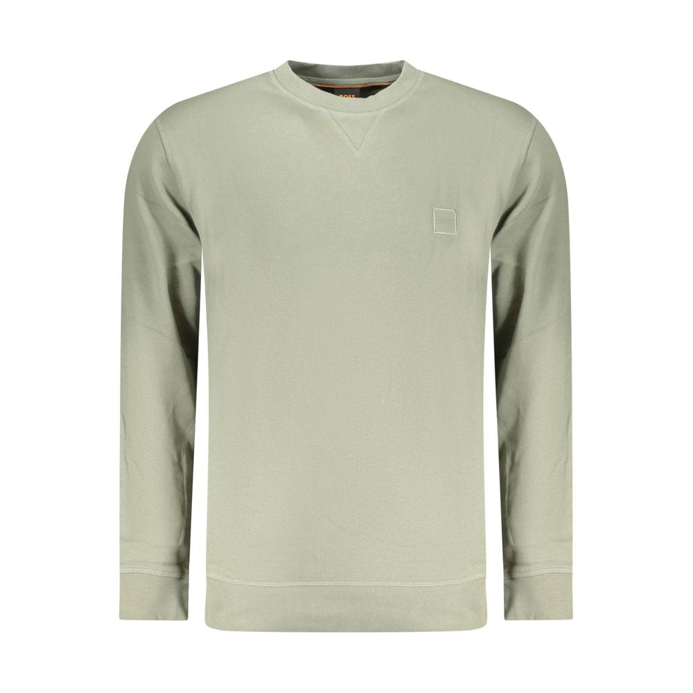Herren-Sweatshirt aus Baumwolle, Grün
