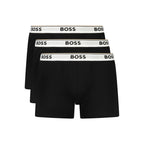 Black Cotton Men Boxer