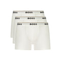 Weiße Baumwoll-Herren-Boxershort