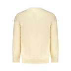 Beige Cotton Men Sweatshirt