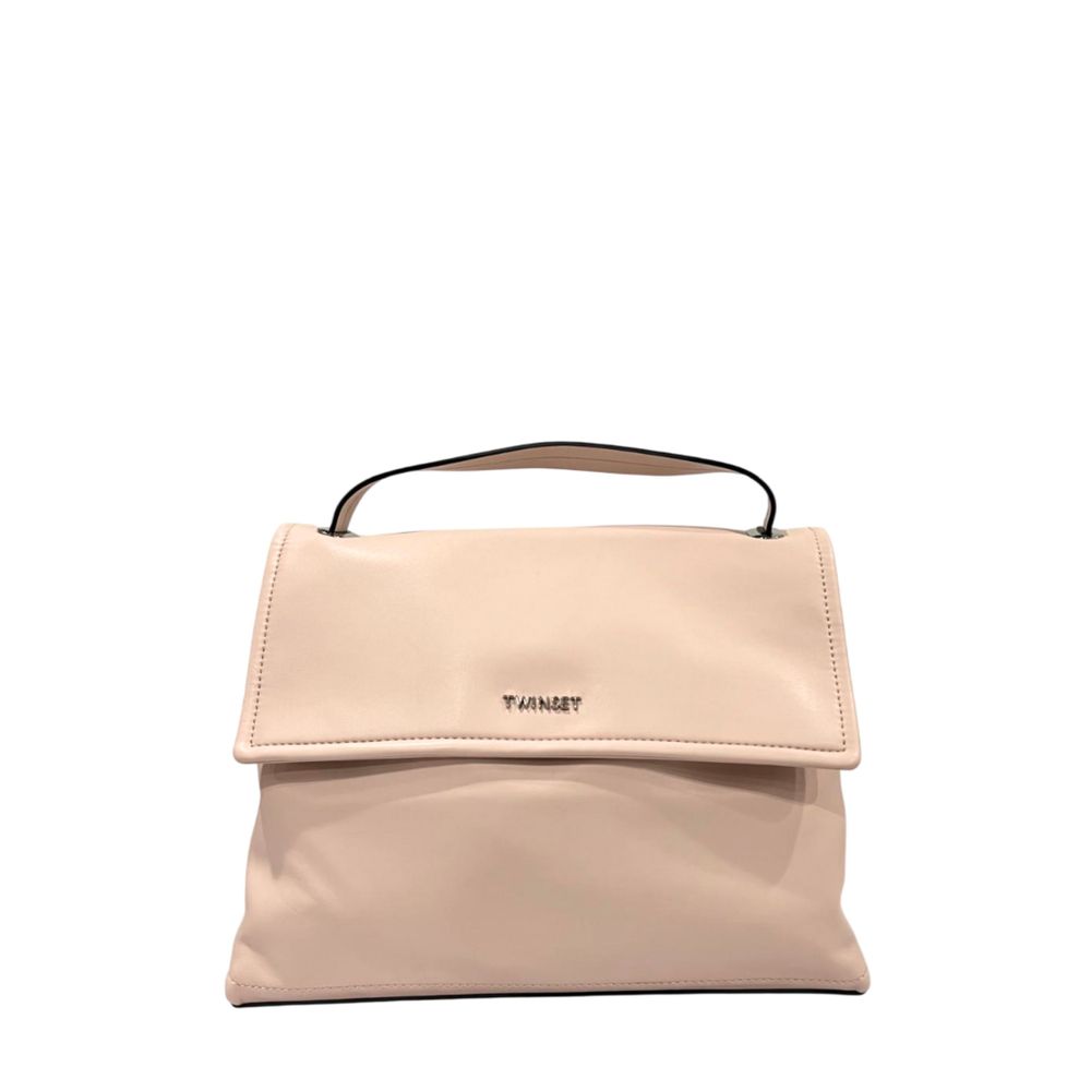 Handtasche für Damen aus rosafarbenem PU