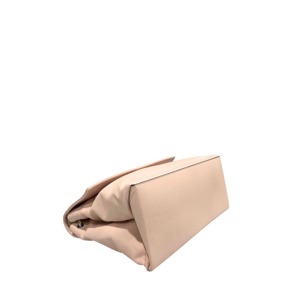 Handtasche für Damen aus rosafarbenem PU